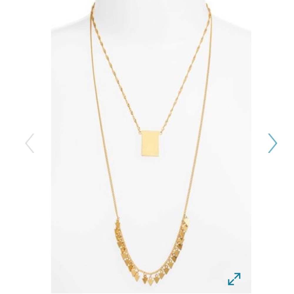 NWT Madewell Dancing Arrow Necklace - Picture 1 of 2